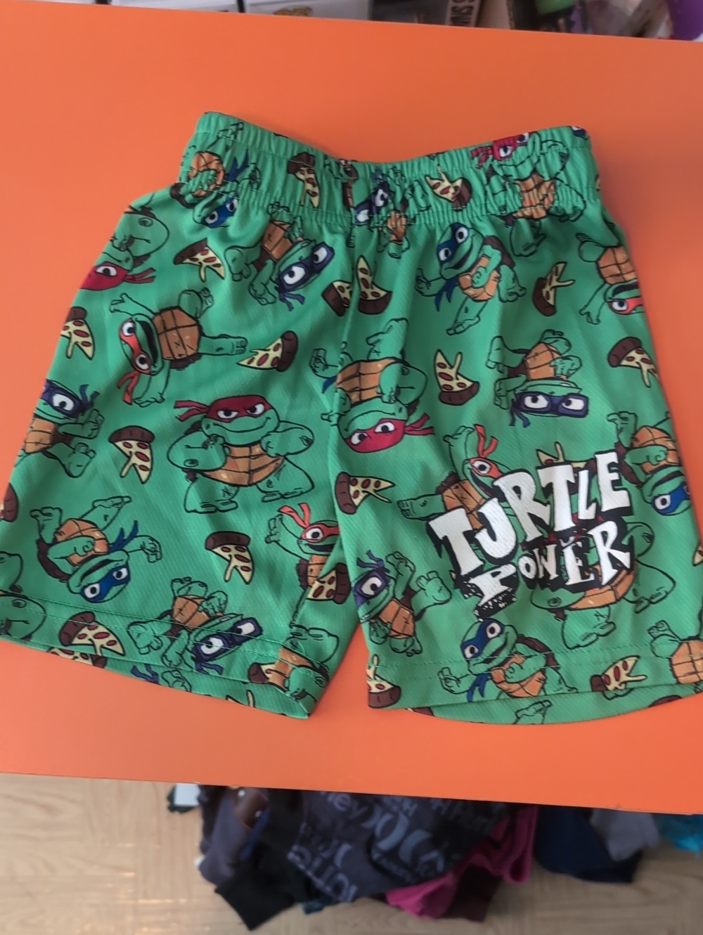 Teenage Mutant Ninja Turtles Mutant Mayhem Nickelodeon Green Shorts 3T